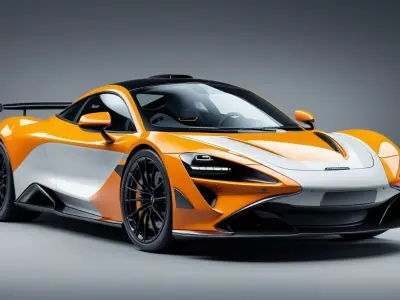 McLaren Artura 2025 3D Model Low-poly 3D model