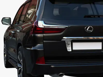 Lexus LX III 3D model