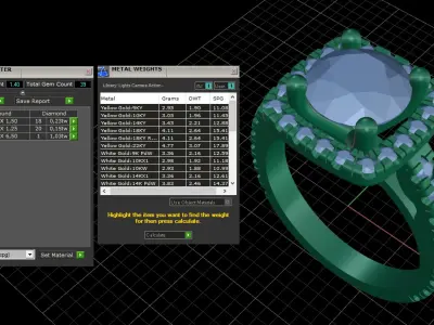 Engagement diamond ring 3D print model purchase