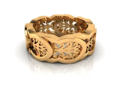 Mosque muslim ring model 1 3D print model