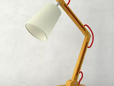 Silva Table Lamp by ZARA HOME 3D model