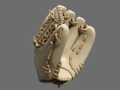 baseball glove a02 3D model