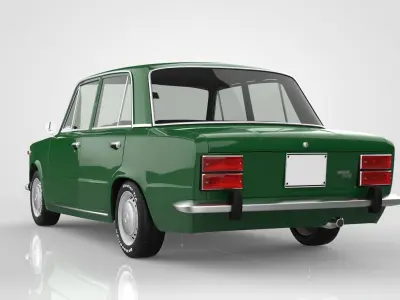 Fiat 124 3D model