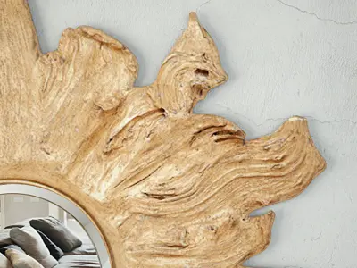 Floris Gold Mirror by Made Goods 3D model