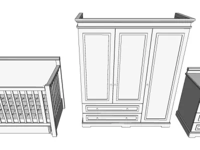 Shah baby room set 3D print model