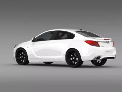 Vauxhall Insignia VRX 2009 2013 3D model