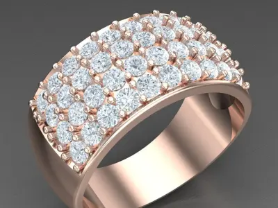 Luxury Men Rings Designs 5MR039 3D print model