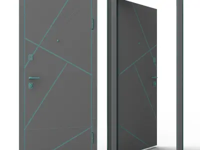 Xaanvi Door 3D model