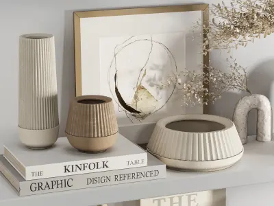 Decorative set03 3D model