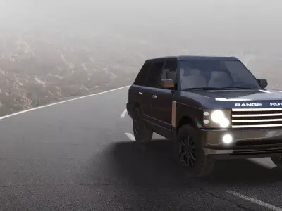 Range Rover Vogue Low-poly 3D model