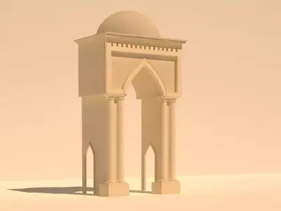classic arch 3D model purchase