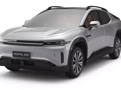 2026 Deepal E07 with Interior  3D model