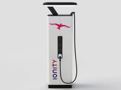 EV Ionity Charging Station 2 3D model