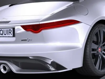 Jaguar F-Type British Design Edition Cabrio 2017 3D model