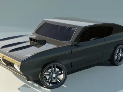 Plymouth baracuda 3D model