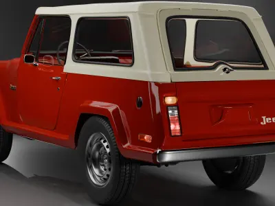 Jeep Commando 1972 3D model
