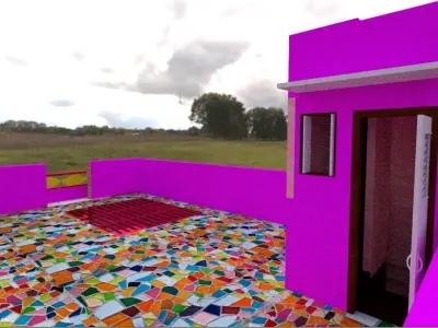 home 3d model house in pakistan 3D model