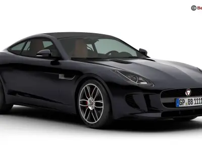 Jaguar F Type R Coupe 2015 3D model