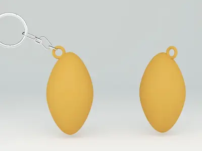 American Football 3D print model