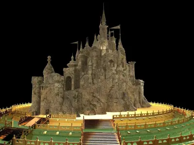 Castle 3D model 4