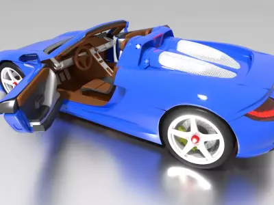 Porsche Carrera GT 3D model