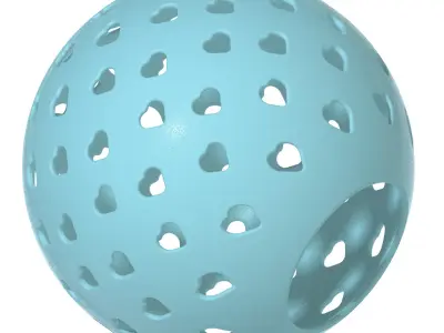 Fancy Lamp Top Cover 3D print model