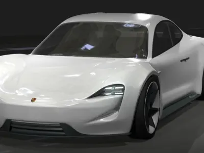 Porsche Mission e  3D model