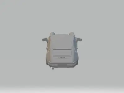 Porsche 911 Carrera 1986 3D print model