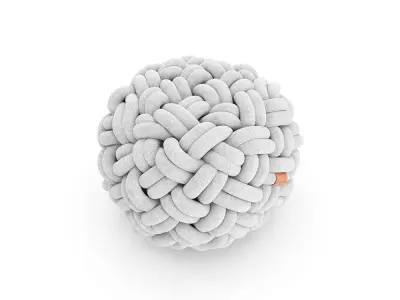 Knotty Flour Cushion 3D model