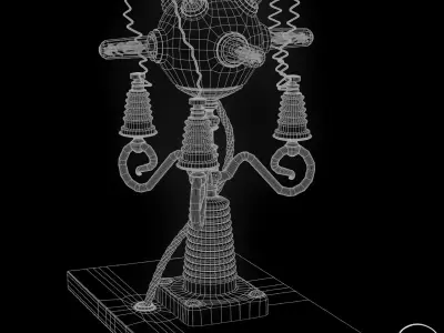 Light 3D Model Low-poly 3D model