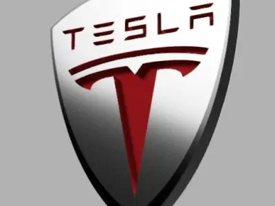 Tesla 3d logo 2 3D model