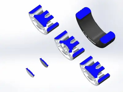 Wheels for scale model  Mk4 3D print model