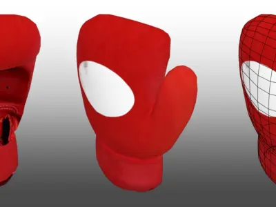 Collections Ball-Sport Low-poly 3D model