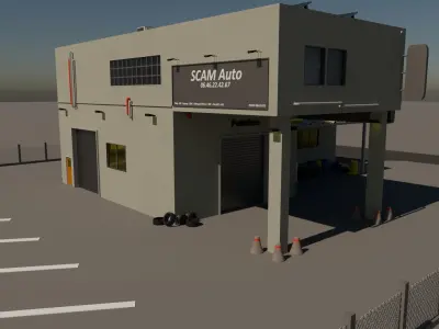 Garage 3D model 3