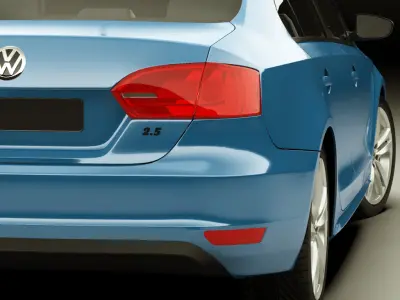 VW Jetta 2011 3D model