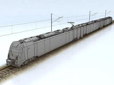 Regio Panter train Low-poly 3D model