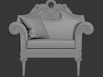 Mariner - Trianon Sofa 1 3D model
