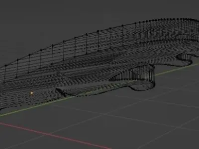 Jaguar 3D Logo Low-poly 3D model