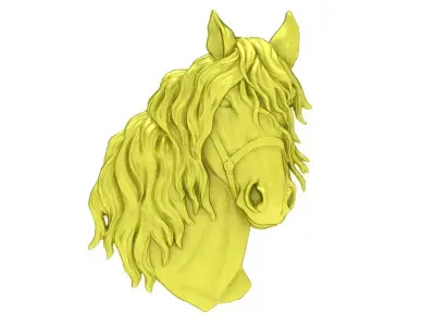Luxury Horse Head Jewelry Design  3985 3D print model