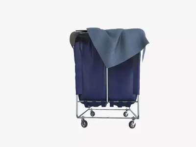 Laundry Cart 3D model