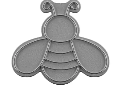 Bee Neon Sign 3D model