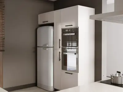 Kitchen Scene 01 3D Model 3D model