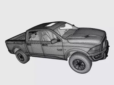 Dodge Ram 1500 Rebel 2015 3D print model