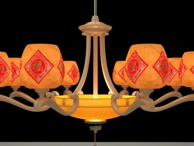 Chinese  lantern  3D model buy