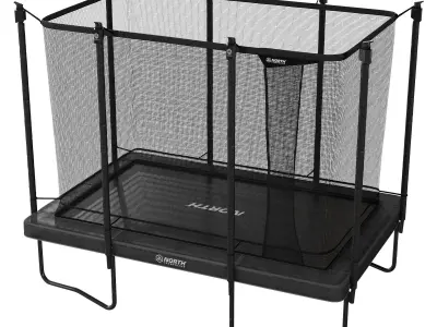 Trampoline Rectangular 3D model