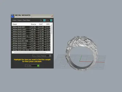 Texture Ring 91434 3D print model