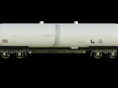 Realistic wagon model optimized UE4 Low-poly 3D model