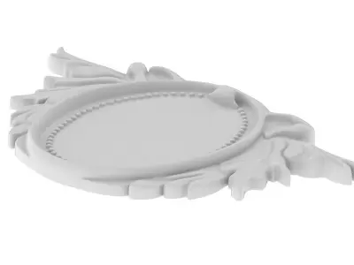 Cartouche Ornament 013 3D model