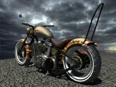 chopper motor 3D model