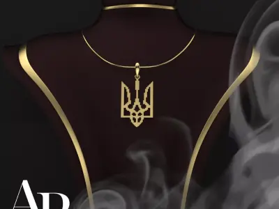 Ukrainian Trident 3D print model